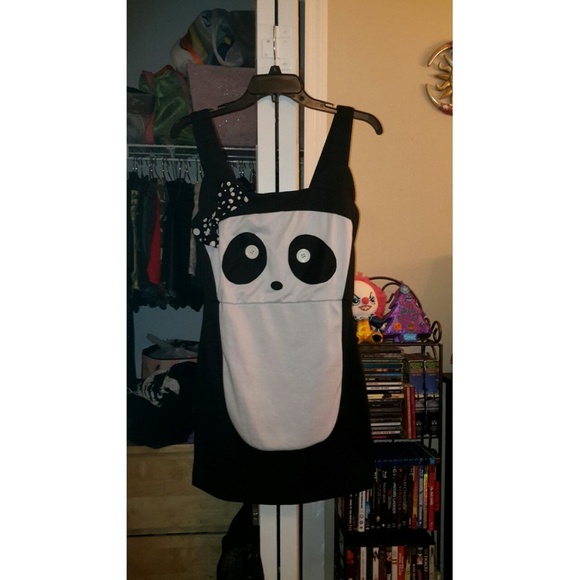 LAST CHANCE NWOT Hot Topic Kawaii Panda Mini Dress - Picture 3 of 5